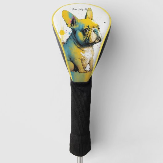 The French Bulldog - Composition 006 Golfheadcover (Voorkant)