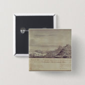 The French Capture Grenada, 1779 Vierkante Button 5,1 Cm (Voorkant /achterkant)