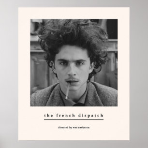 The French Dispatch Wes Anderson Timoth Chalamet Poster