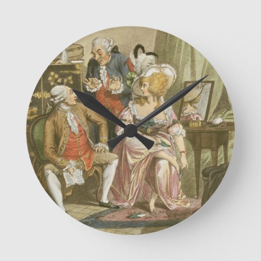 The French Dressing Room, gegraveerd door P.W. Tom Ronde Klok (Voorkant)