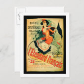 "The French Standard", adverteren het poster de "A Briefkaart (Voorkant / Achterkant)