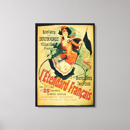 "The French Standard", adverteren het poster de "A Canvas Afdruk (Voorkant)