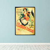 "The French Standard", adverteren het poster de "A Canvas Afdruk (Insitu (Houten vloer))