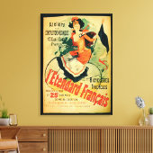"The French Standard", adverteren het poster de "A Canvas Afdruk (Insitu (Woonkamer))