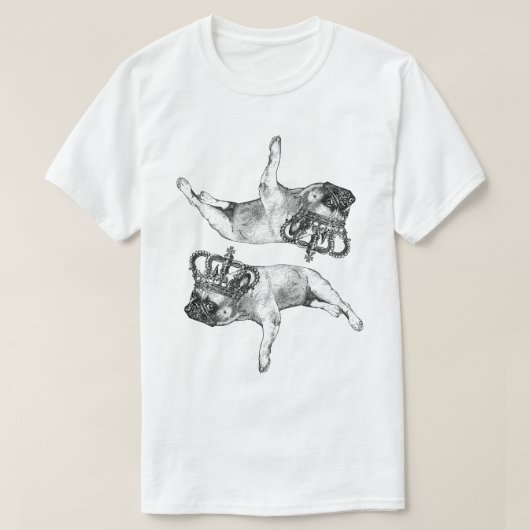 The Frenchie Queen T-shirt (Design voorkant)