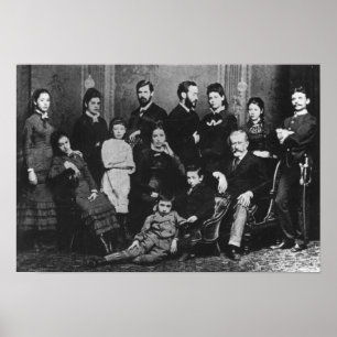 The Freud Family, c.1876 Poster
