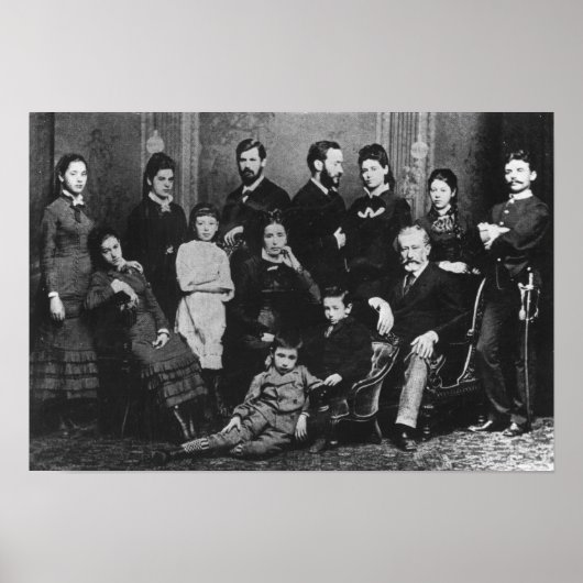 The Freud Family, c.1876 Poster (Voorkant)