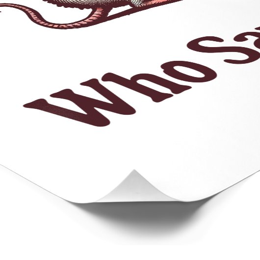 The Friendly Elephant and Mouse Perfect Poster (Hoek)