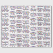 The Friendsgiving Feast Wrapping Paper Cadeaupapier (Vlak)