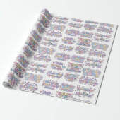 The Friendsgiving Feast Wrapping Paper Cadeaupapier (Uitgerold)