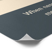 The Frilled Executive Funny Lizard Art Poster (Hoek)