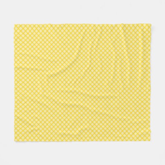 The front of the fleece blanket features a yellow  (Voorkant (Horizontaal))