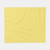 The front of the fleece blanket features a yellow deken (Voorkant (Horizontaal))