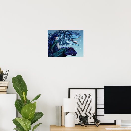 The Frost Mage en haar bewakers Poster (Thuiskantoor)