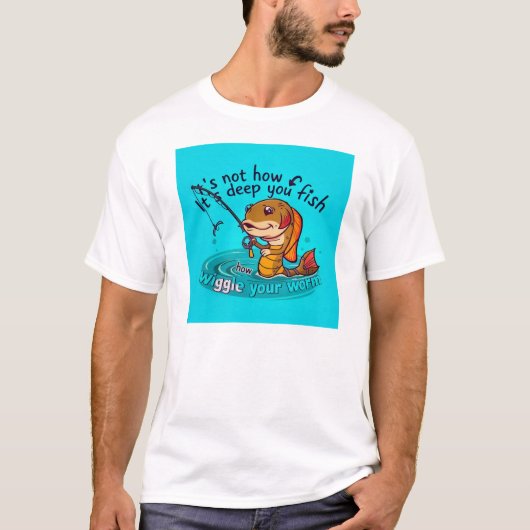 The Fun Side of Fishing T-shirt (Voorkant)