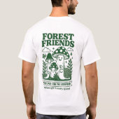 The FunGuys Mushroom Cartoon Forest Adventure Duo T-shirt (Achterkant)
