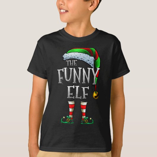 The Funny Elf Shirt Matching Family Funny Christma (Voorkant)