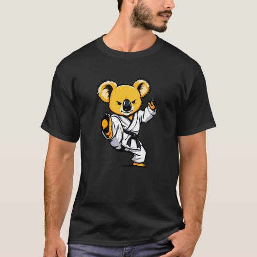 The Funny Martial Arts of Koala Karate T-shirt (Voorkant)