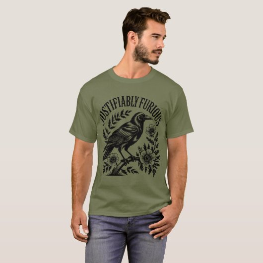 The Furious Crow T-shirt (Voorkant volledig)