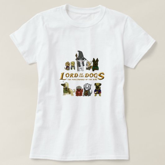 The Furrlowship of the Ring T-shirt (Design voorkant)