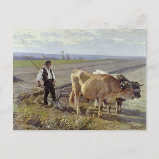 The Furrow, 1897 Briefkaart (Voorkant)
