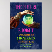 The Future Is Bright Fortune Teller Graduation Poster (Voorkant)