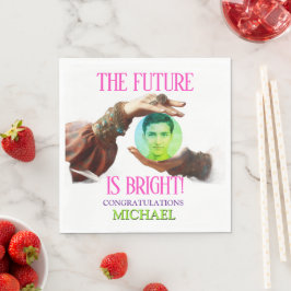 The Future Is Bright Fortune Teller Graduation Servet