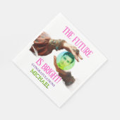 The Future Is Bright Fortune Teller Graduation Servet (Hoek)