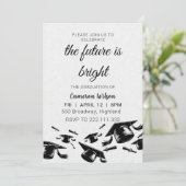 "The Future is Bright" Graduation Ceremony Kaart (Staand voorkant)