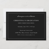 The Future is Bright Graduation Invitation Card Kaart (Achterkant)