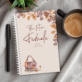 The Future Is Female Personalized Notebook Notitieboek