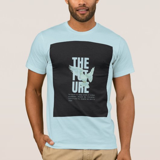 The Future Motiverende Dove Heren Jersey T-Shirt (Voorkant)