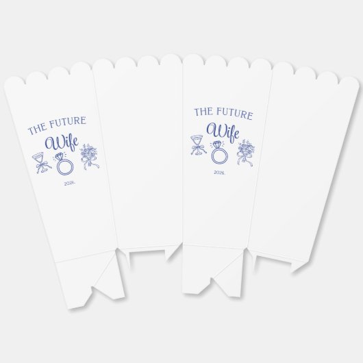 The Future Wife Bedankdoosjes (Ongevouwen)