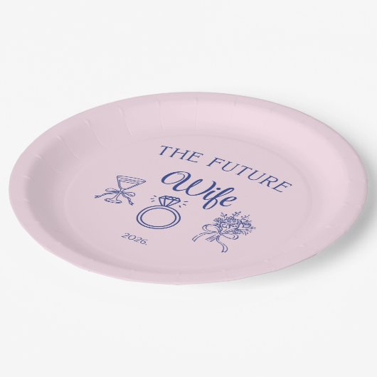 The future wife papieren bordje (Gekanteld)