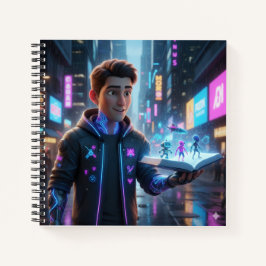 The Futuristic Wanderer Notebook Notitieboek