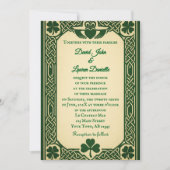 The Gaelic Seal Photo Wedding Invitation Kaart (Voorkant)