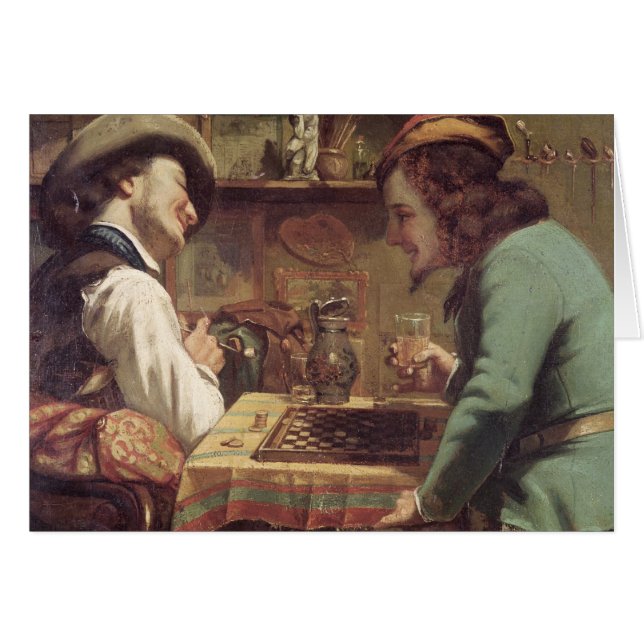 The Game of Drafts, 1844 (Voorkant Horizontaal)