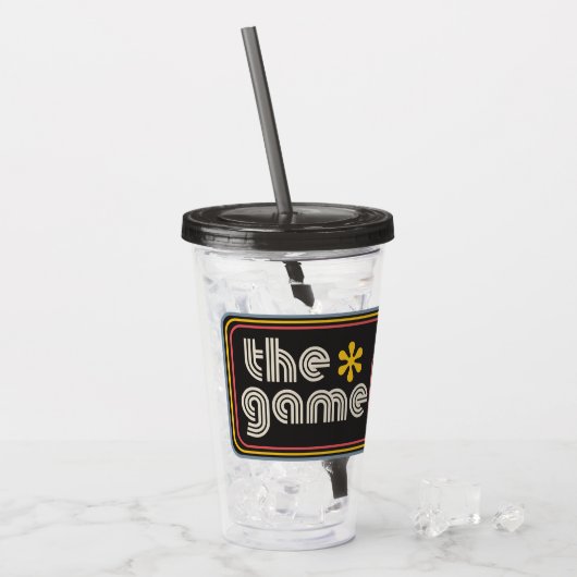 The*gameHERs Horizontal Logo Acryl Drinkbeker (Voorkant ijs)