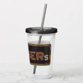 The*gameHERs Horizontal Logo Acryl Drinkbeker (Achterkant)