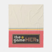 The*gameHERs Horizontal Logo Fleece Deken (Voorkant)