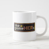 The*gameHERs Horizontal Logo Grote Koffiekop (Rechts)