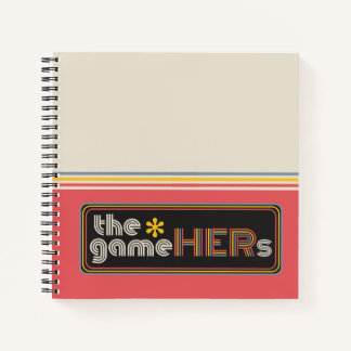 The*gameHERs Horizontal Logo Notitieboek