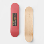 The*gameHERs Horizontal Logo Persoonlijk Skateboard (Voorkant)