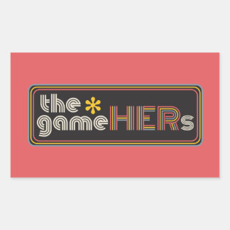 The*gameHERs Horizontal Logo Rechthoekige Sticker