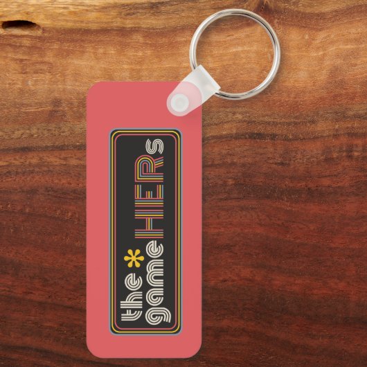 The*gameHERs Horizontal Logo Sleutelhanger (Achterkant)