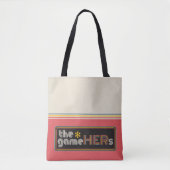 The*gameHERs Horizontal Logo Tote Bag (Voorkant)
