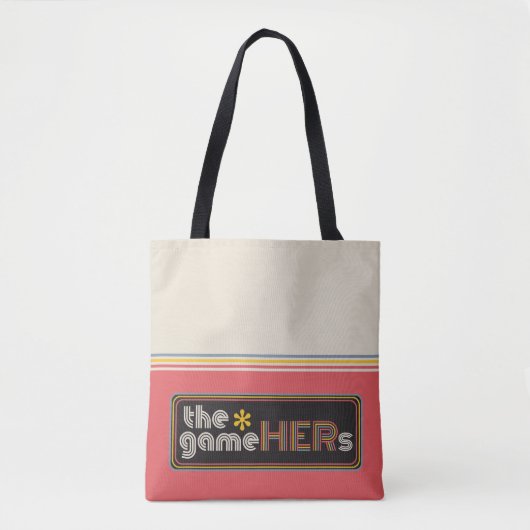 The*gameHERs Horizontal Logo Tote Bag (Voorkant)
