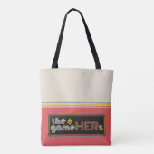 The*gameHERs Horizontal Logo Tote Bag (Achterkant)