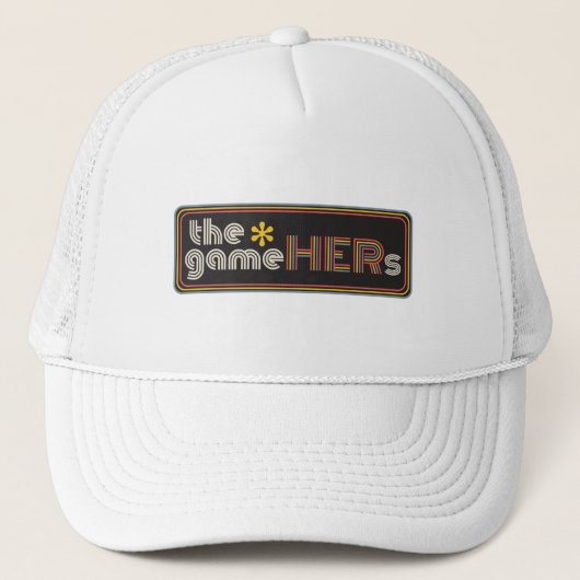 The*gameHERs Horizontal Logo Trucker Pet (Voorkant)