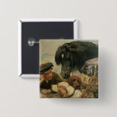 The Gamekeeper's Companion Vierkante Button 5,1 Cm (Voorkant /achterkant)